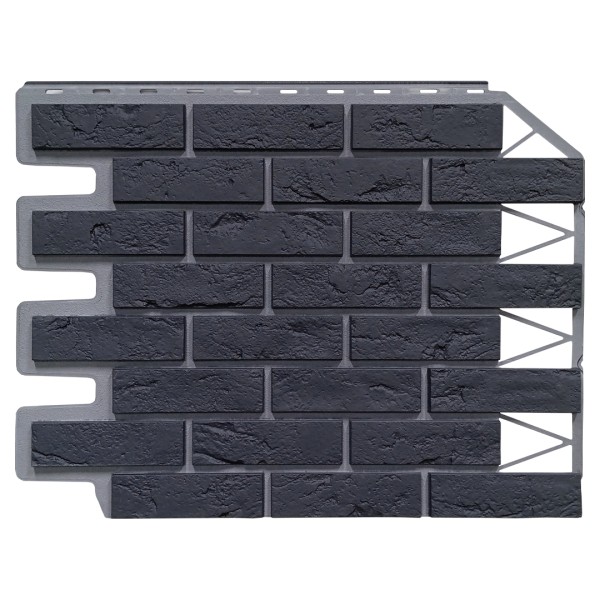 Фасадная панель FineBer, Кирпич Баварский, Графит купить в Балаково