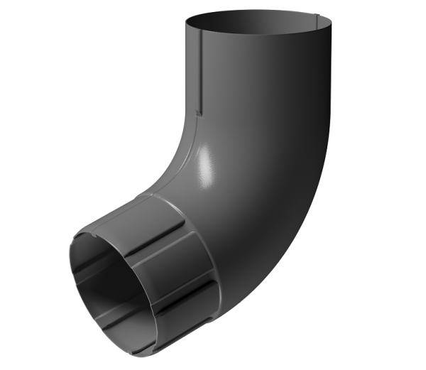 Колено 72° D90 Döcke STAL PREMIUM Графит, (RAL 7024) купить в Балаково