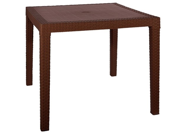 Стол квадратный FIJI Quatro Table Коричневый купить в Балаково