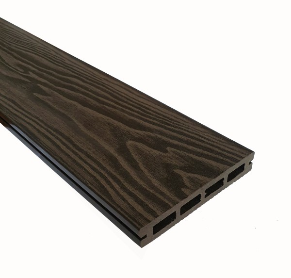 Террасная доска из ДПК Terrapol Смарт 3D Пустотелая с пазом Венге Соренто купить в Балаково