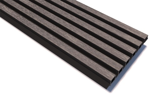 Реечные панели WOODVEX Lines Ultra Smoke gray купить в Балаково