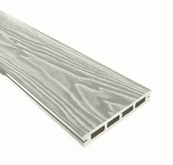 Террасная доска из ДПК Terrapol Смарт 3D Пустотелая с пазом Дуб беленый купить в Балаково