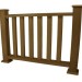Ограждения из ДПК WOODVEX Кофе купить в Балаково