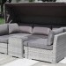 Диван-Трансформер AFINA плетеный из иск. ротанга AFM-320G Grey купить в Балаково