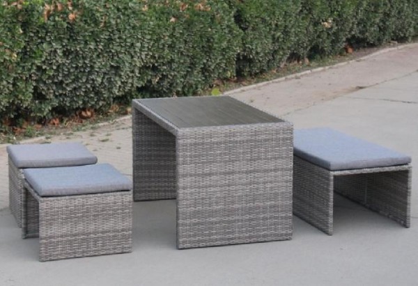 Диван-Трансформер AFINA плетеный из иск. ротанга S330G-W78 Grey купить в Балаково