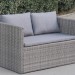 Диван-Трансформер AFINA плетеный из иск. ротанга S330G-W78 Grey купить в Балаково