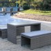 Диван-Трансформер AFINA плетеный из иск. ротанга S330G-W78 Grey купить в Балаково