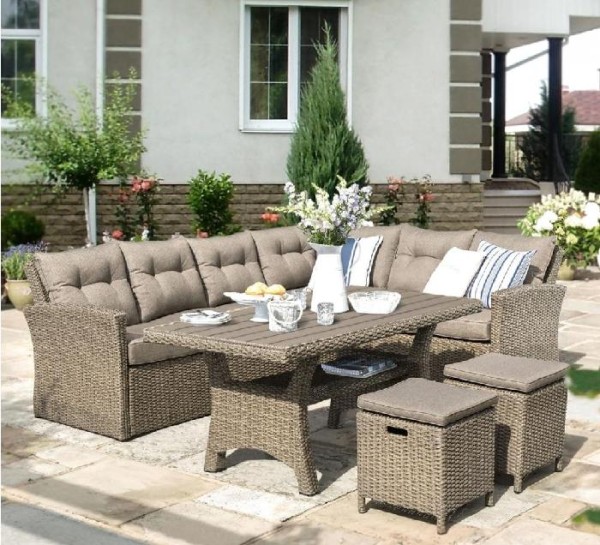 Комплект мебели AFINA плетеной из иск. ротанга AFM-307B Beige купить в Балаково