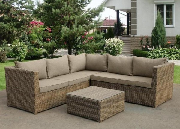 Комплект мебели AFINA плетеной из иск. ротанга YR825B Beige купить в Балаково