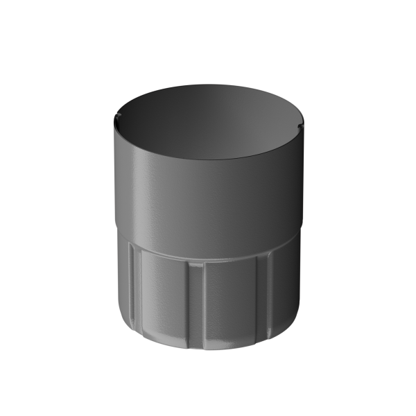 Муфта соединительная для водостока Döcke STAL PREMIUM, Графит купить в Балаково
