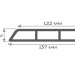 Доска Ромбус 3D ДПК Outdoor STORM GREY серая микс купить в Балаково