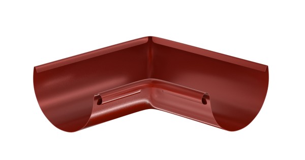 Водосток Aquasistem, система 125x90 - Угол желоба, внутренний 90° RR 29 Бургундский купить в Балаково