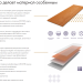 Фибросайдинг DECOVER 3600 x 190 x 8 мм Caramel купить в Балаково