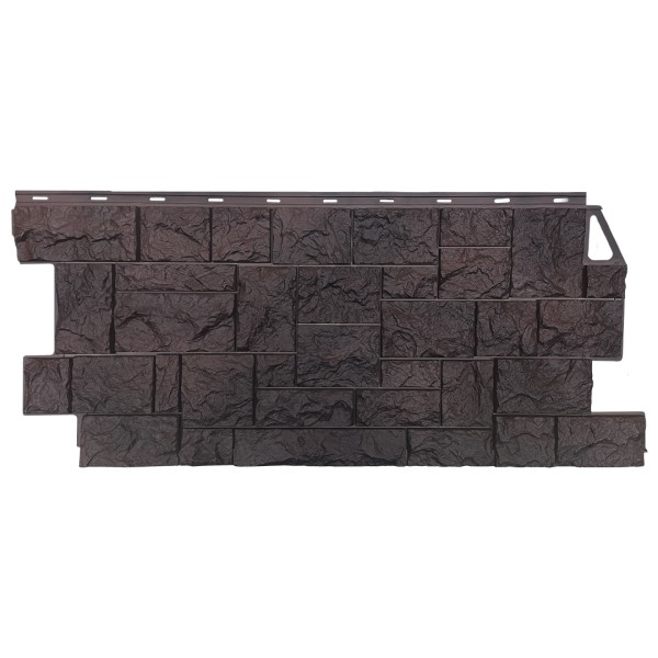 Фасадная панель FineBer, Камень Дикий, Коричневый купить в Балаково