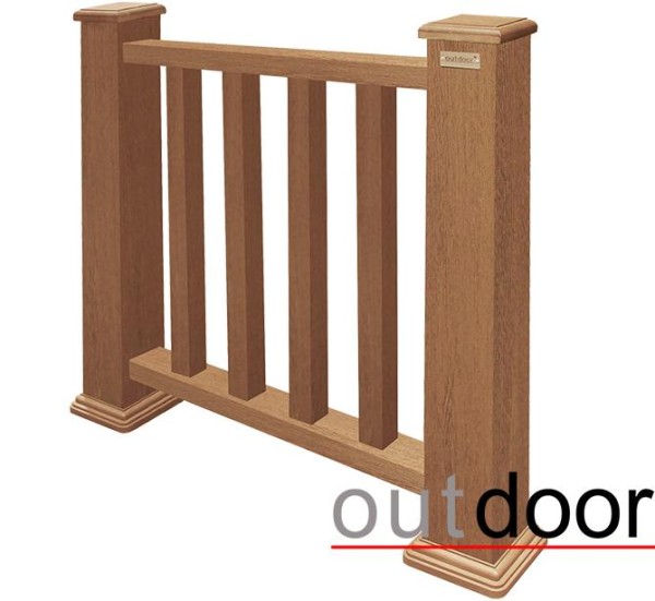 Ограждение из ДПК Outdoor Классик 3D STORM дуб купить в Балаково