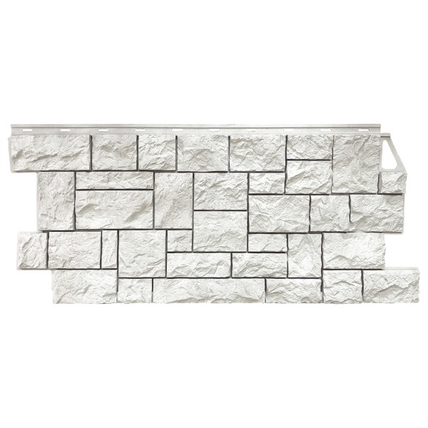 Фасадная панель FineBer, Камень Дикий, Жемчужный купить в Балаково