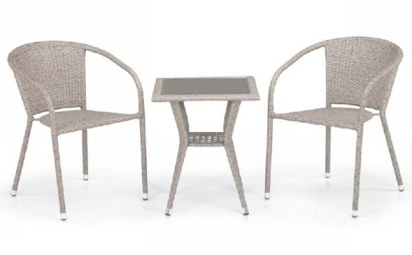 Комплект плетеной мебели AFINA из иск. ротанга T25C/Y137C-W85 Latte 2Pcs купить в Балаково