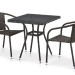 Комплект плетеной мебели AFINA из иск. ротанга T282BNT/Y137C-W53 Brown 2Pcs купить в Балаково