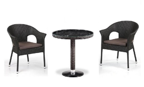 Комплект плетеной мебели AFINA из иск. ротанга T601/Y79A-W53 Brown 2Pcs купить в Балаково