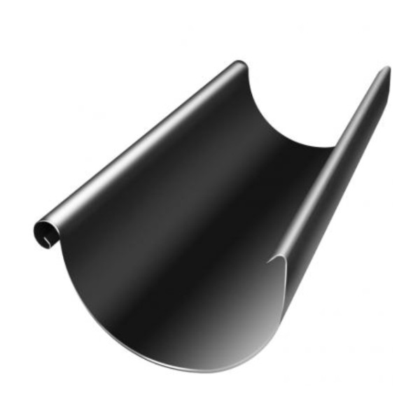 Водосток Grand Line 125x90 – Желоб 3м RAL 9005 купить в Балаково
