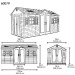 Сарай пластиковый LifeTime 15x8 DD купить в Балаково