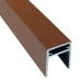 П-профиль Алюминиевый EasyDecking 35x25 Коричневый купить в Балаково