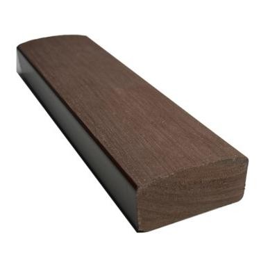 Лавочный брус Ecodecking Некст полнотелый брашированный 70х35 шоколад купить в Балаково