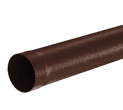 Водосток Aquasistem, Система 150/100 - Труба водосточная 1.00м RAL 8017 Коричневый matt купить в Балаково