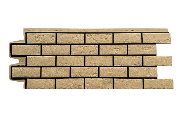 ФП Grand Line состаренный кирпич премиум Песочный (шов RAL 9005) купить в Балаково