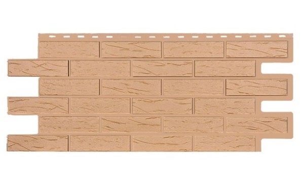 Фасадная панель T-Siding Кирпич Саман Эко Крем купить в Балаково